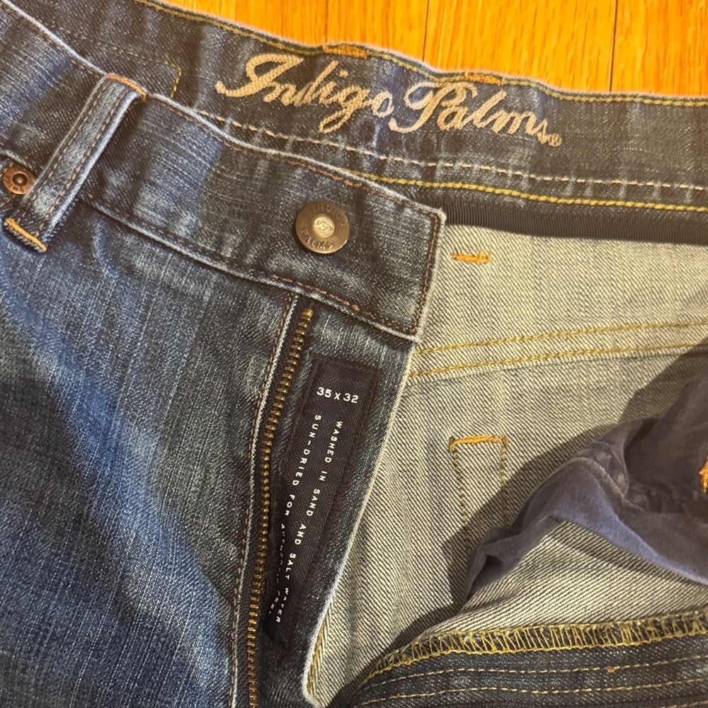Men's Blue Jeans indigo palm 35/32